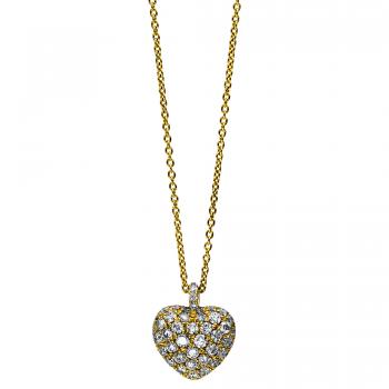 Diamant Collier 750er Gelbgold 4B998G8-1 