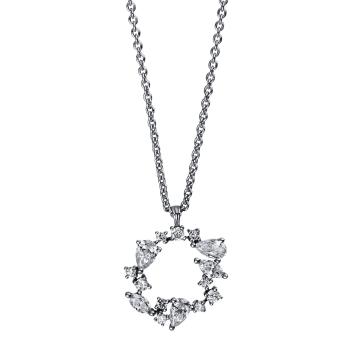 Diamant Collier 750er Weißgold 4D578W8-1 
