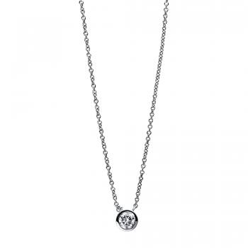 Diamant Collier Zarge 750er Weißgold 4E422W8-1 