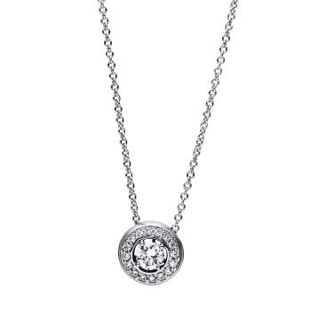 Diamant Collier 750er Weißgold 4F182W8-1 