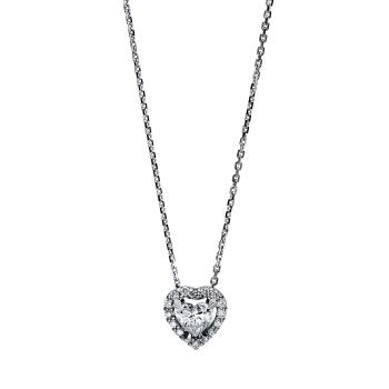 Diamant Collier 750er Weißgold Herz 4F262W8-1 