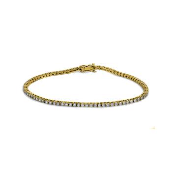 Diamant Armband 4er-Krappe 585er Gelbgold 5B135G4-1 