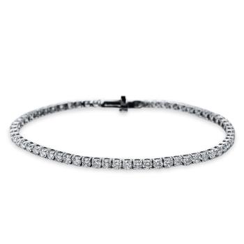 Diamant Armband 4er-Krappe 750er Weißgold 5B540W8-1 