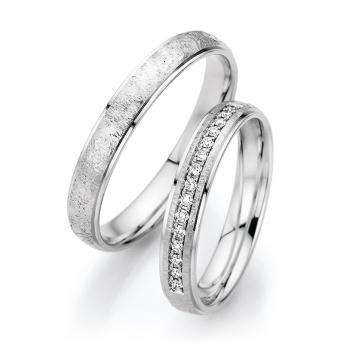 Bayer Trauringe Weissgold 60 88655 /035 + 61 88655 /035