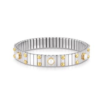 Nomination  Armbänder XTE   Weisse Perle 042124/013