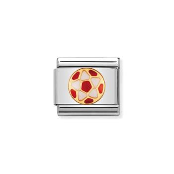 Nomination  Composable Classic   WEISS - ROT Fussball 030204/38