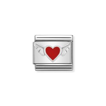 Nomination  COMPOSABLE Classic   Herz mit Flügeln 330202/01