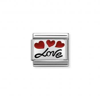 Nomination  Composable Classic   Love mit Luftballons 330208/06