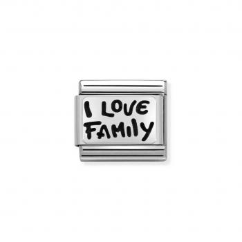 Nomination  COMPOSABLE Classic   I LOVE FAMILY 330102/34