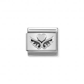 Nomination  Composable Classic   Geflügeltes Herz 330101/13