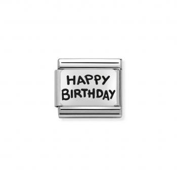 Nomination  COMPOSABLE Classic   HAPPY BIRTHDAY 330102/41