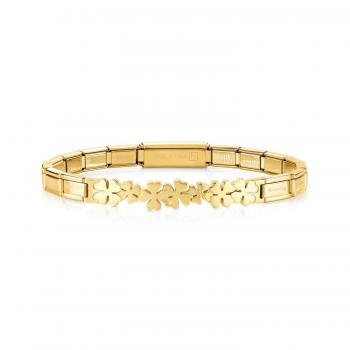 Nomination  TRENDSETTER Armband   Kleeblatt Gelbgold 021111/007