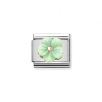 Nomination  COMPOSABLE CLASSIC   Perlmutt-Blüte GRÜN 430510/10