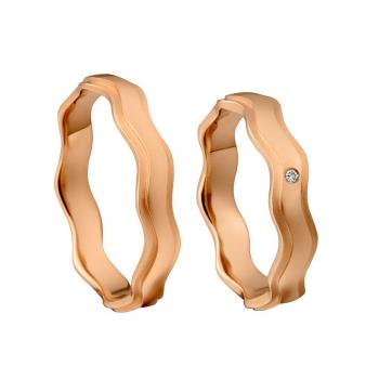 Preview: Kühnel Trauringe Weissgold 517384 + 517384