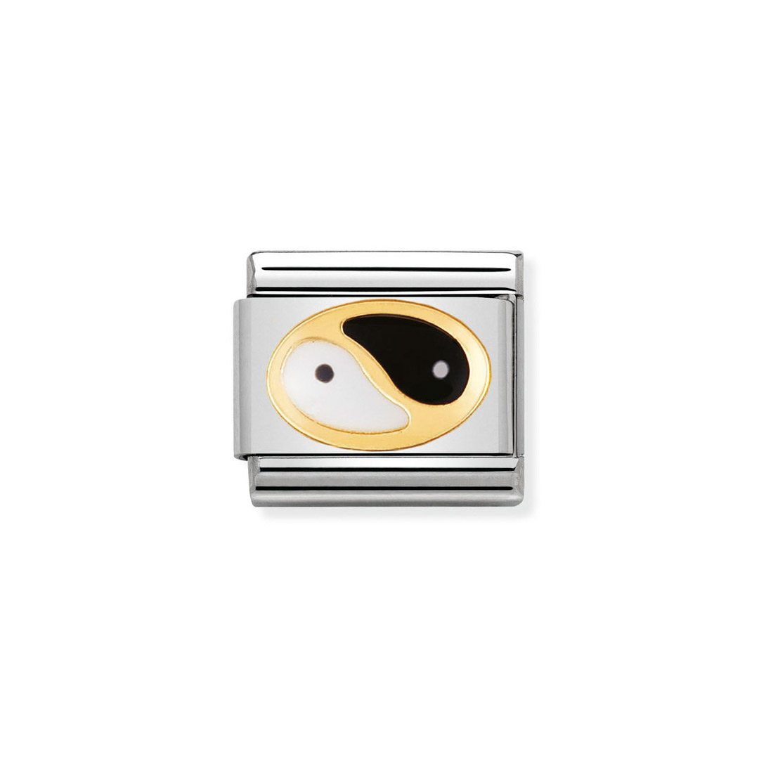 Nomination Composable Classic Daily Life Edelstahl Tao 030208 Email und 18K-Gold