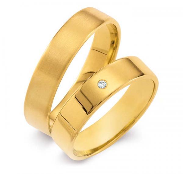 Gettmann Trauringe Klassisch 1101,50 + 1101,50B