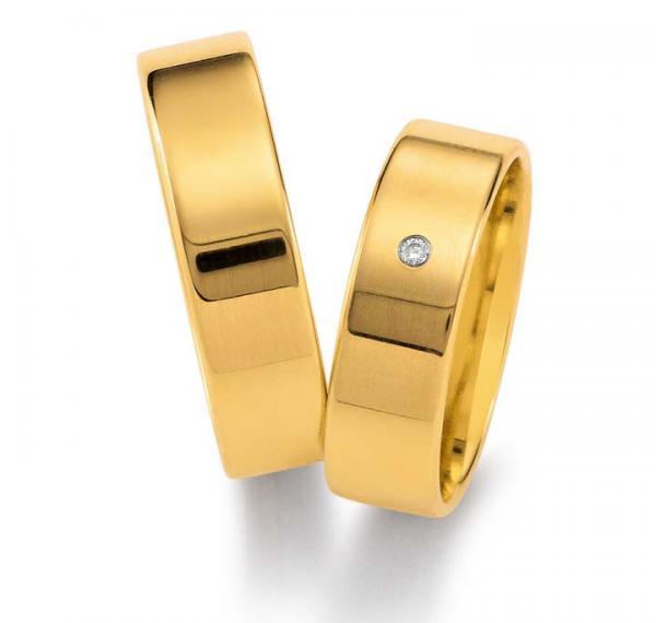 Gettmann Trauringe Klassisch 1101,60 + 1101,60B