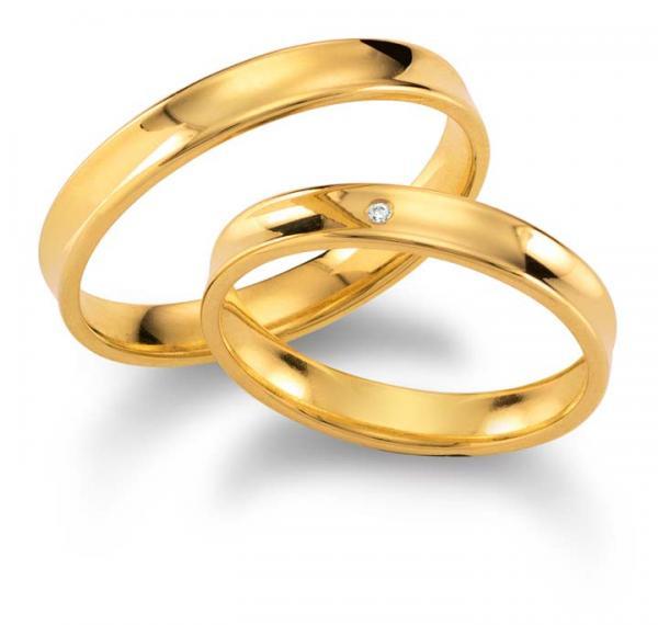 Gettmann Trauringe Klassisch 1104,45 + 1104,45B