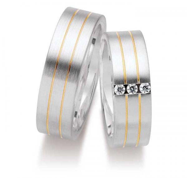 Gettmann Trauringe Silber 8320,70 + 8320,70b