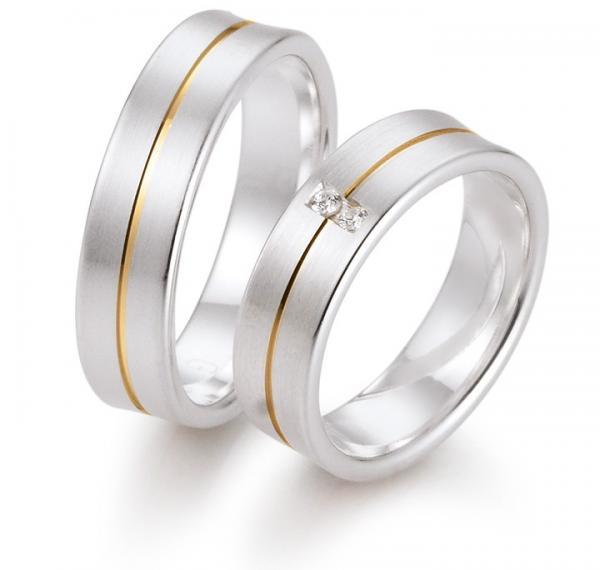 Gettmann Trauringe Silber 8321,60 + 8321,60b