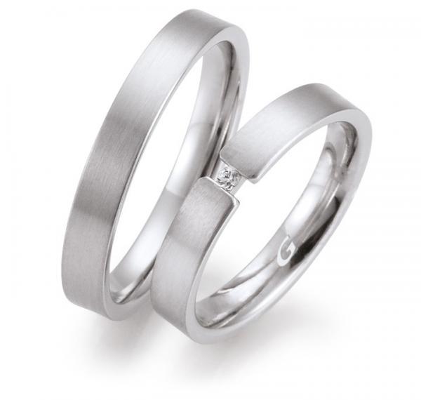 Gettmann Trauringe Klassisch 8353,35 + 8353,35W