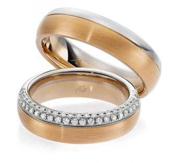 August Gerstner Trauringe Exclusive 4/28609/4.5 + 28609/4.5