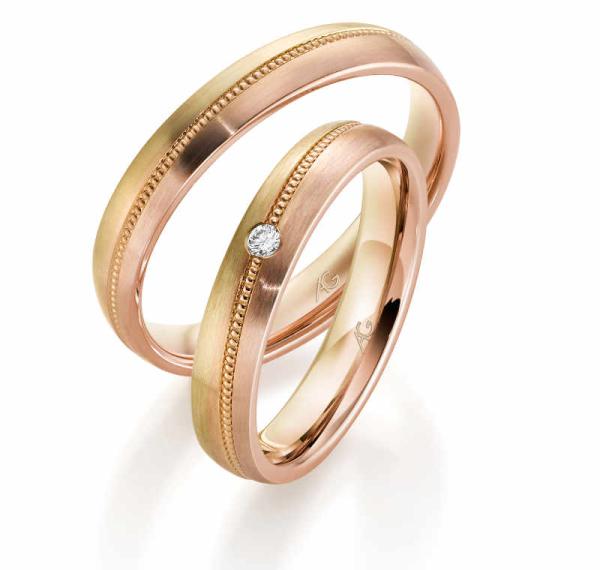 August Gerstner Trauringe Exclusive 28858/4 + 4/28858/4