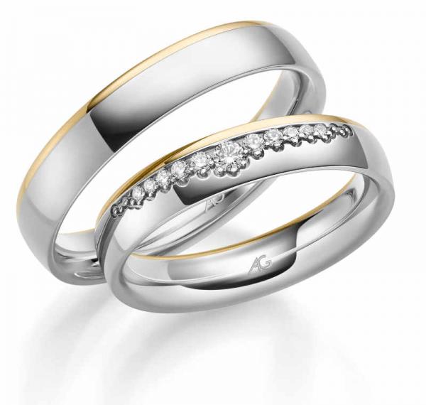 August Gerstner Trauringe Exclusive 28967/4.5 + 4/28967/4.5