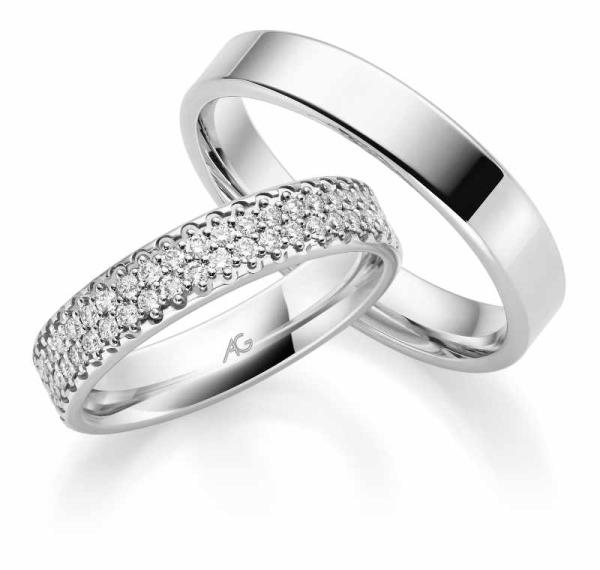 August Gerstner Trauringe Exclusive Trauringe 4/28974/4.5 + 28974/4.5