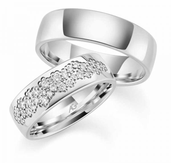 August Gerstner Trauringe Exclusive 4/28972/6.5 + 28972/6.5