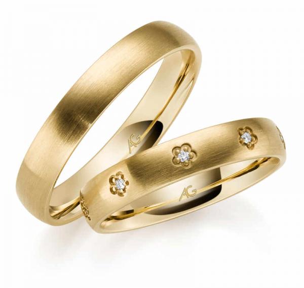 August Gerstner Trauringe Exclusive 31116/4 + 4/31116/4