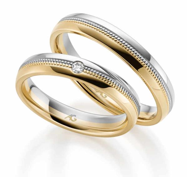 August Gerstner Trauringe Exclusive 28983/4 + 4/28983/4