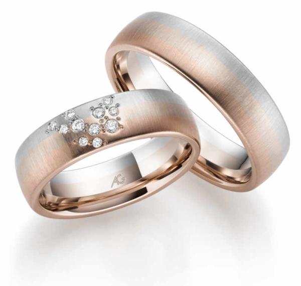August Gerstner Trauringe Exclusive 31154/6 + 4/31154/6