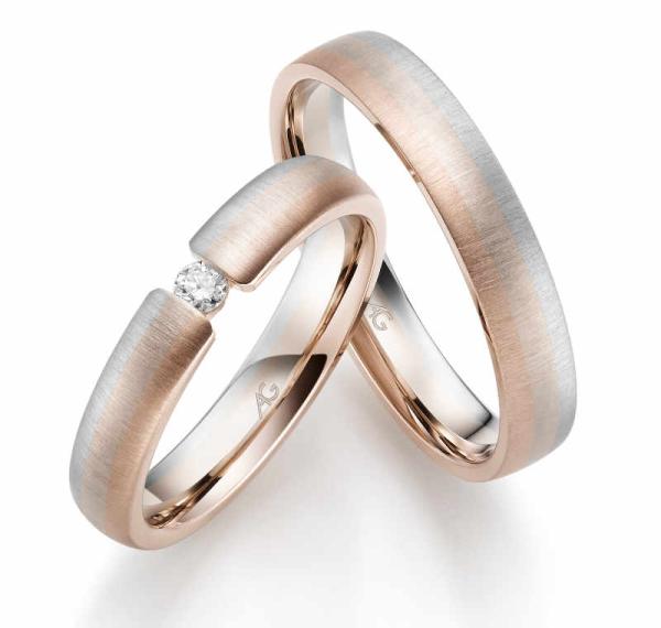 August Gerstner Trauringe Exclusive 31150/4 + 4/31150/4