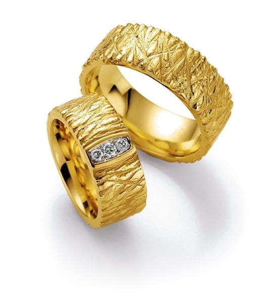 Nowotny-Collection Ruesch Trauringe Gelbgold 02/23270-068 + 02/23270-068