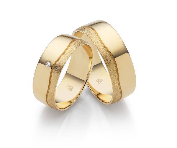 Rauschmayer Trauringe Gelbgold 20-03492 + 21-03492