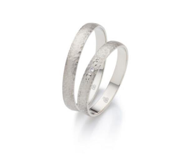 Rauschmayer Trauringe Weissgold 20-03825 + 21-03825