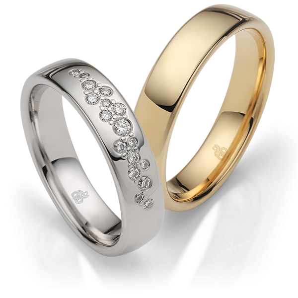 Rauschmayer Trauringe Exclusive 11-05652 + 10-05652