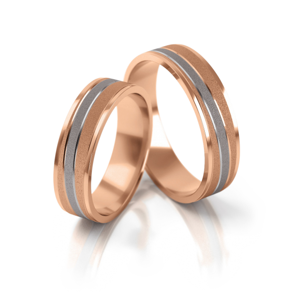 Stelmach Trauringe Weiss-Gelbgold 152