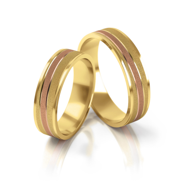 Stelmach Trauringe Weiss-Gelbgold 152