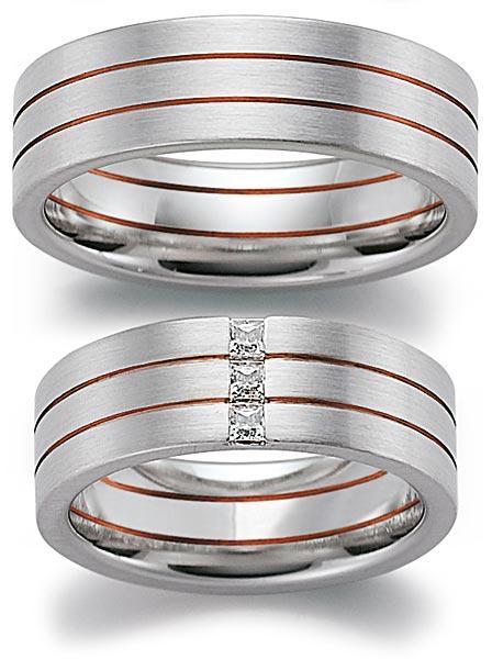 August Gerstner Trauringe Platin 4/20325/7 + 20325/7