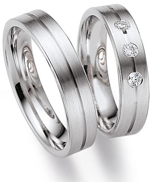 August Gerstner Trauringe Weissgold 4/20265/5 + 20265/5