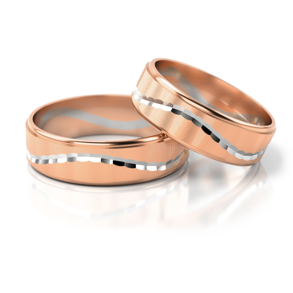 Stelmach Trauringe Weiss-Gelbgold 171