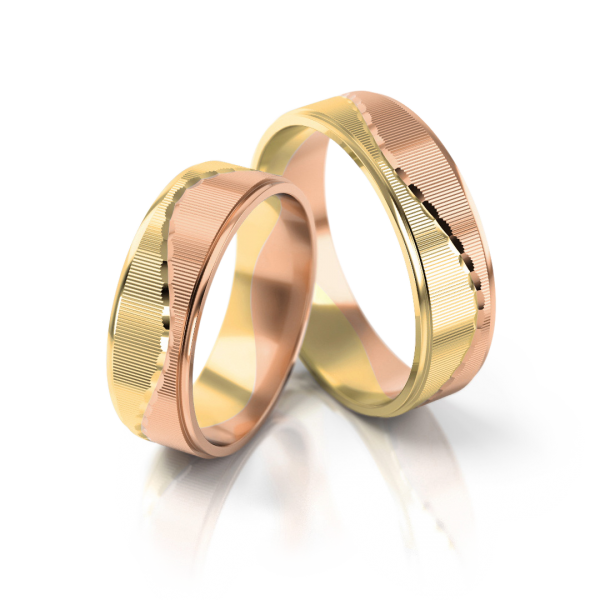 Stelmach Trauringe Weiss-Gelbgold 178