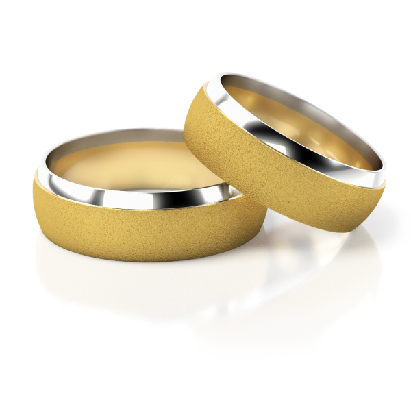 Stelmach Trauringe Weiss-Gelbgold 183