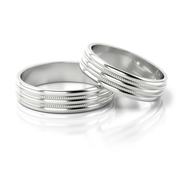 Stelmach Trauringe Weissgold 191