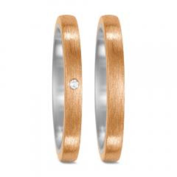 Titan Factory Trauringe 2531/013/002/G233 + 52531/013/000/G233