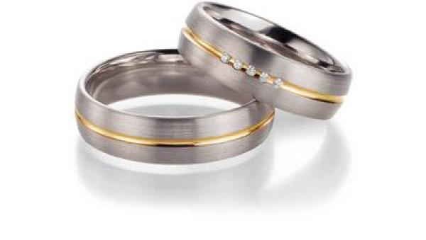 Fischer Trauringe Weiss-Rosegold 20 10120/060 - 21 10120/060