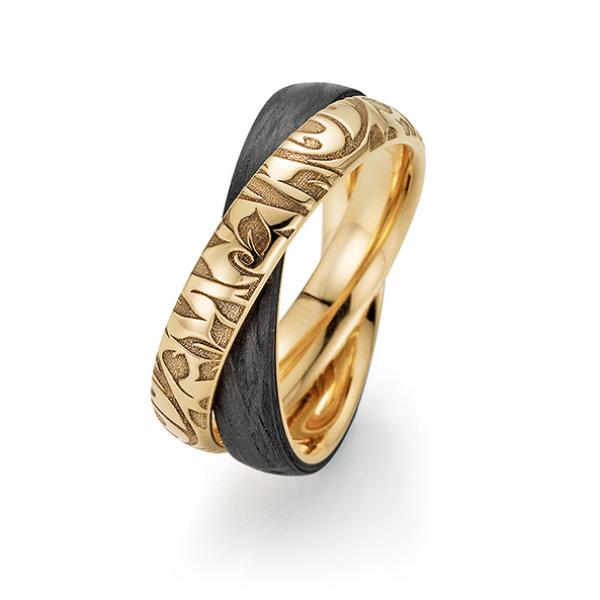 Fischer Trauringe Carbon 22-01520-040