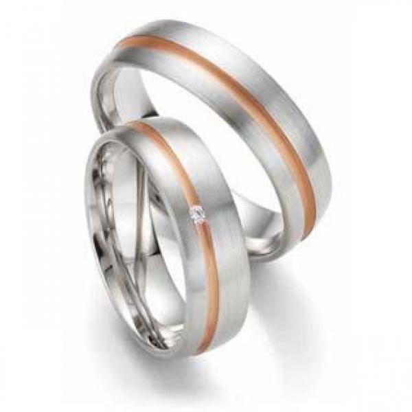 Fischer Trauringe Silber 14 30115/060 + 15 30115/060